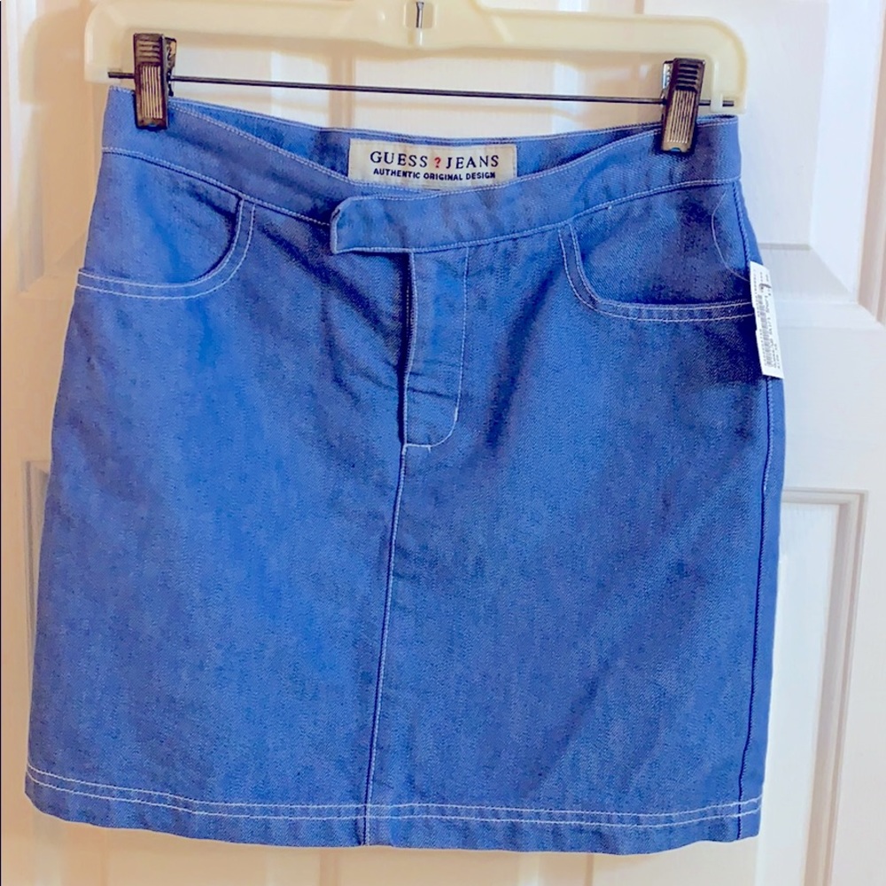 Guess denim mini skirt